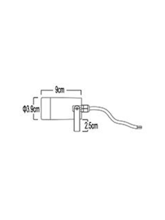 Gekas Προβολάκι LED 3W 9cm Gekas Προβολάκι LED 3W 9cm