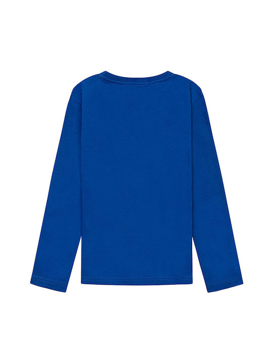 Minoti Kids Blouse Long Sleeve Blue