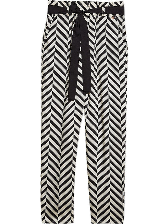 Damen Stoff Hose Gold