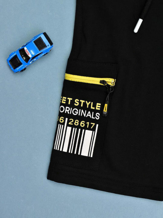 Kinder-Set mit Shorts Sommer 2Stück Gray Street Style