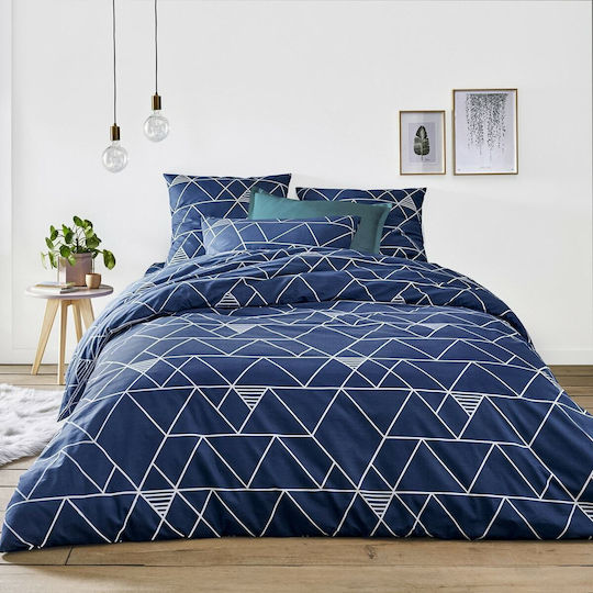 So'Home Single 90x190cm cu Elastic Albastru