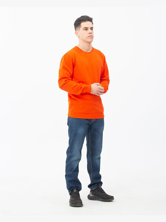 Beltipo Herren Sweatshirt Jacke Orange