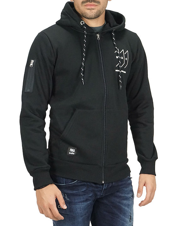 Sweatshirt Für Herren Mit Kapuze Schwarz
