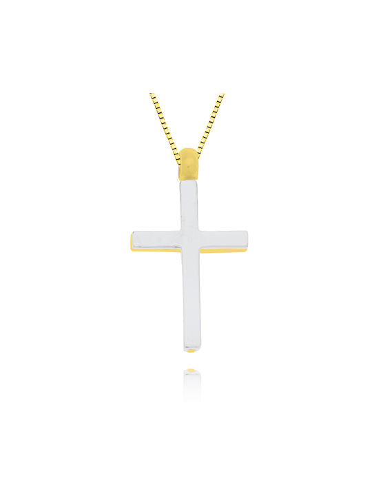 Arapinis Men's Gold Cross 14K with Chain