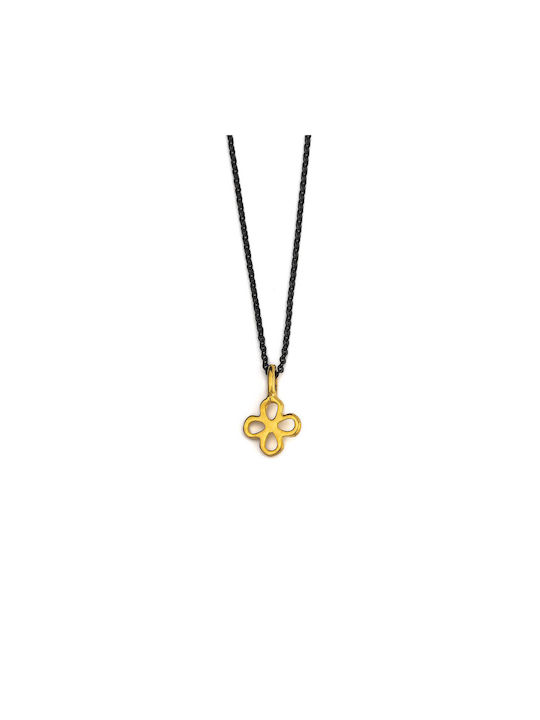 George Art Jewels Σταυρός από Ασήμι με Αλυσίδα
