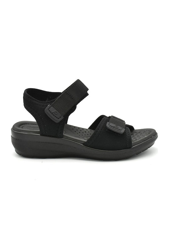 Γυναικεία Σανδάλια Flatforms Μαύρα
