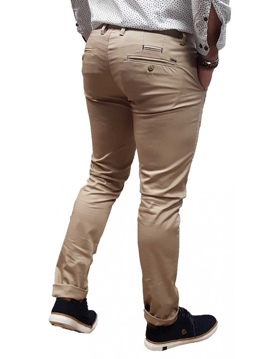 Tresor Men's Trousers Suit Brown