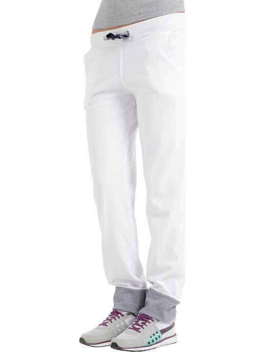 Freddy Pantaloni de trening Alb