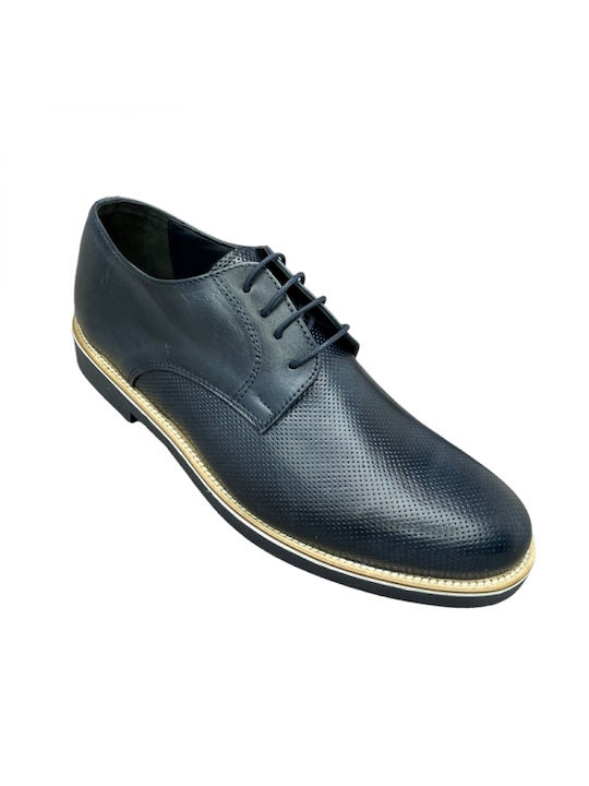 Smart Steps Men's Leather Casual Shoes Blue