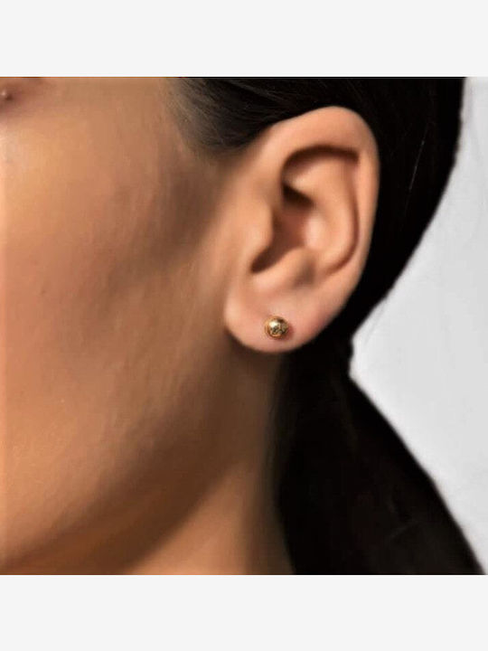 Eforo Kids Earrings Studs from Gold 14K