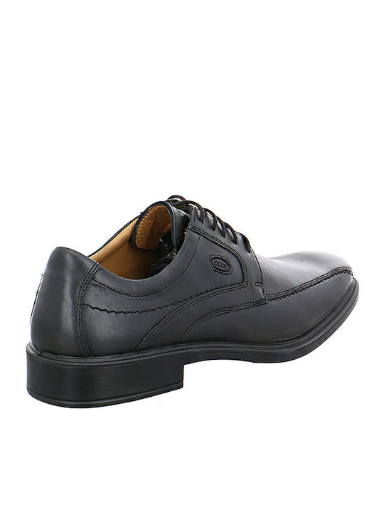 Leder Herren Freizeitschuhe Anatomisch Schwarz