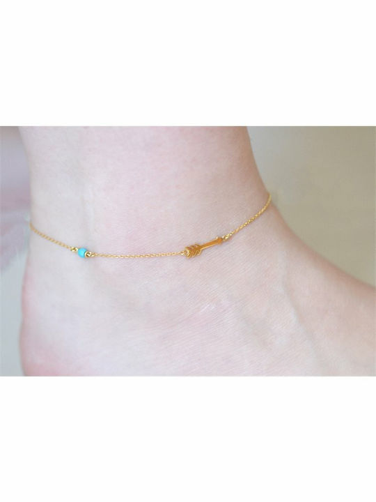 Paraxenies Bracelet Anklet Chain made of Silver Gold Plated