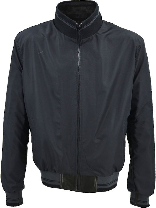 Δερμάτινα 100 Herren Jacke Leder Schwarz