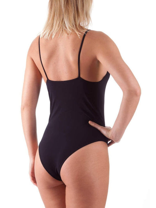 Diana Frauen Bodysuit Schwarz