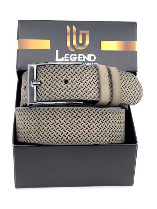 Herren Gürtel Leder Beige