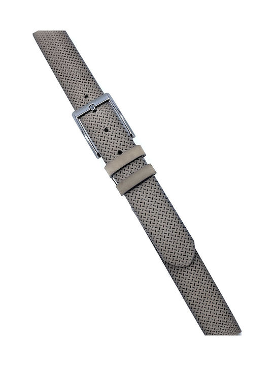Herren Gürtel Leder Beige