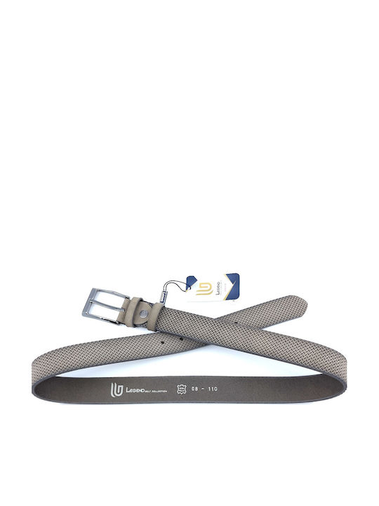Herren Gürtel Leder Beige