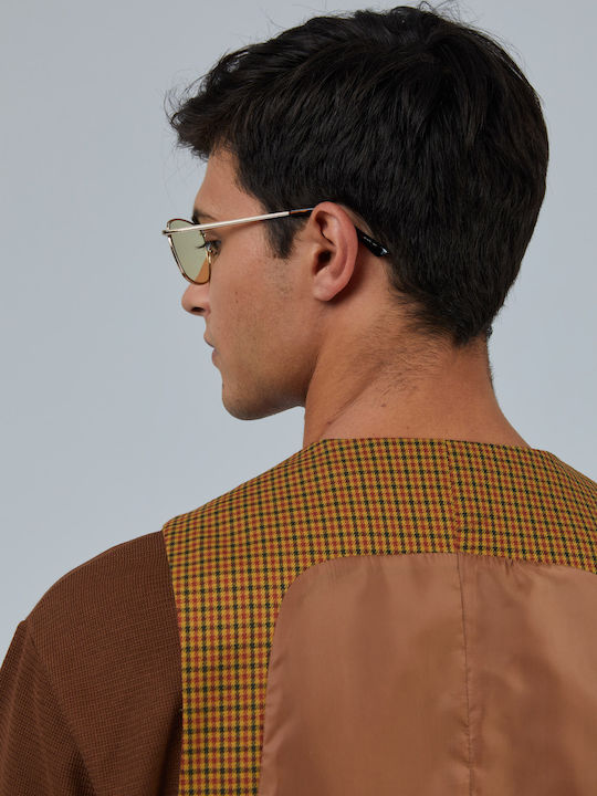Men's Vest Slim Fit Brown