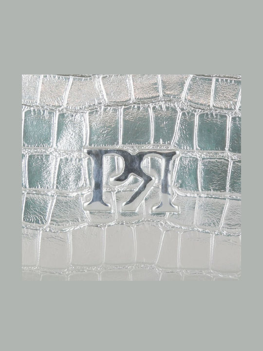 Large Women's Wallet Classic Silver