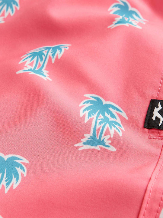 Hollister Men's Swimwear Shorts Pink with Patterns