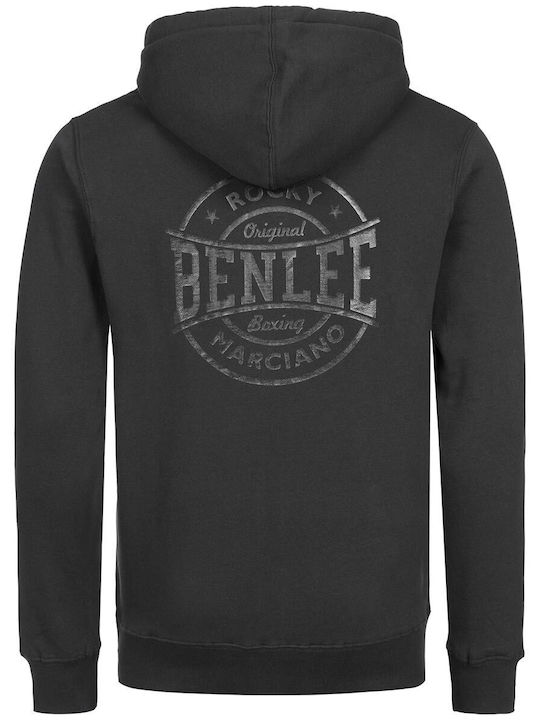 Benlee Men's Sweatshirt Jacket with Hood and Pockets Gray