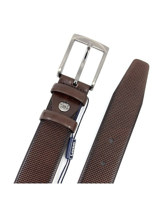 Legend Accessories Men's Belt Leather Brown