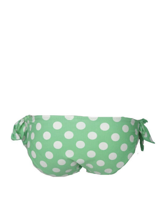 Bikini Inferioare cu Dantelă Verde