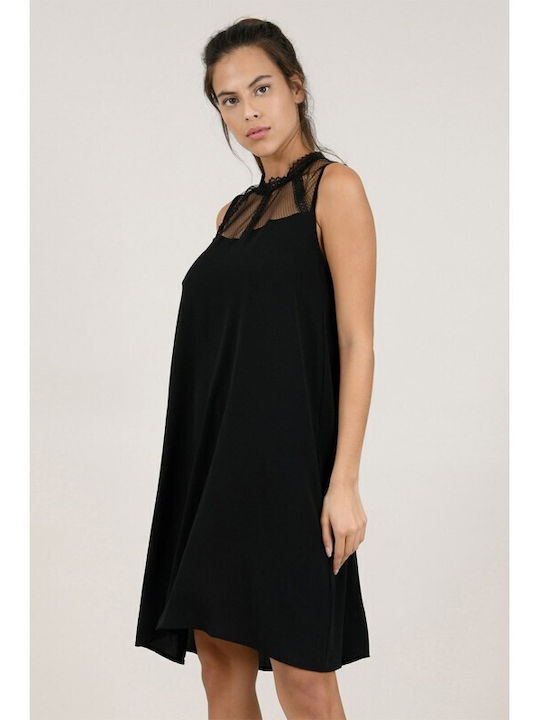 Molly Bracken Καλοκαιρινό Midi Φόρεμα Μαύρο