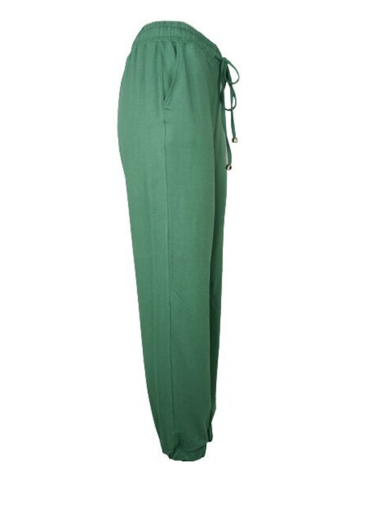 Desiree Women's High Waist Jogger Sweatpants Green