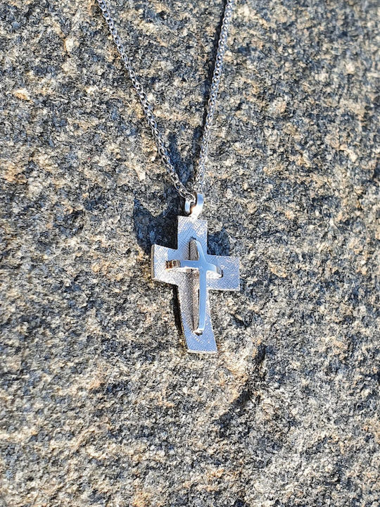 Papadopoulos Gold Damen Weißgold Kreuz 14K
