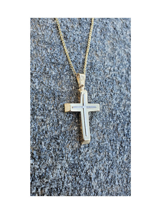 Papadopoulos Gold Men's Gold Cross 14K