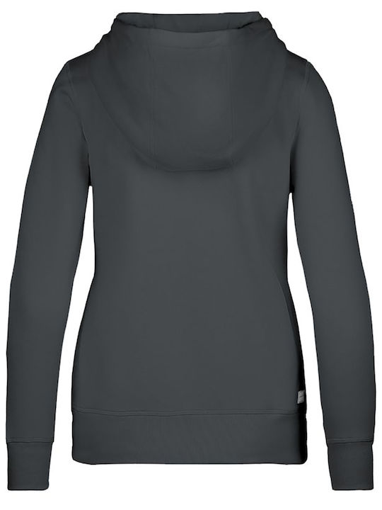 Women's Sweatshirt Jacket Hooded Gray