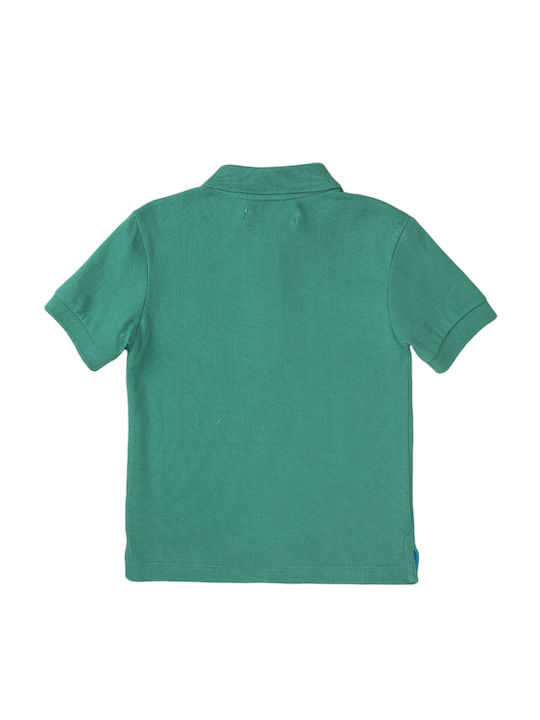 Minoti Kids Polo Short Sleeve Green