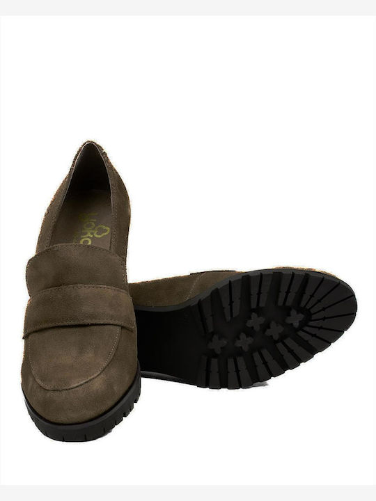 Leder Pumps Braun
