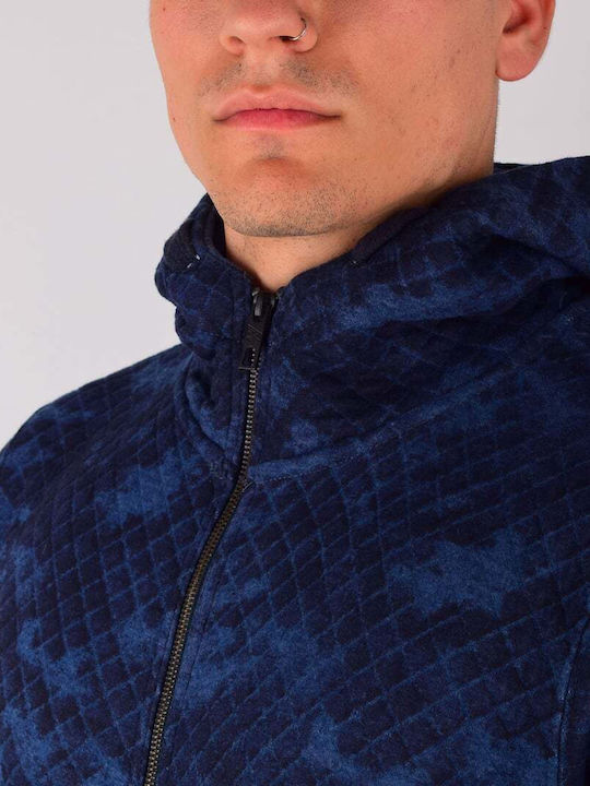 Petrol Industries Men's Sweatshirt Jacket with Hood Blue