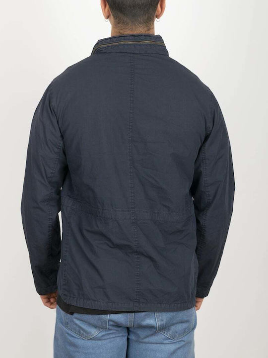 Explorer Herren Winter Jacke Lässig Blau