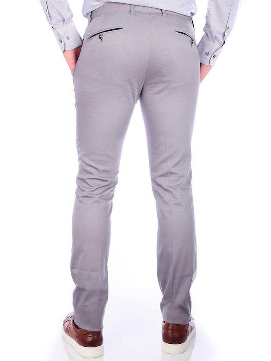 Kayak Herrenhose Chino in Slim Passform Gray