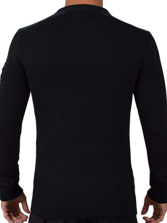 Petrol Industries Men's Long Sleeve Sweater Black