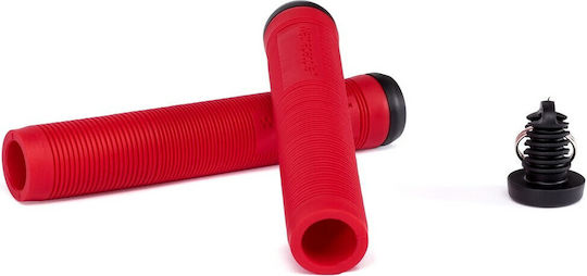 W-T-P WTRED0012 BMX Fahrradlenkergriffe σε Rot Χρώμα