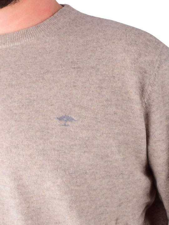 Fynch Hatton Herren Langarm-Pullover Beige