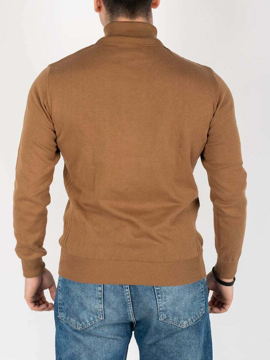 Langarm-Pullover Braun