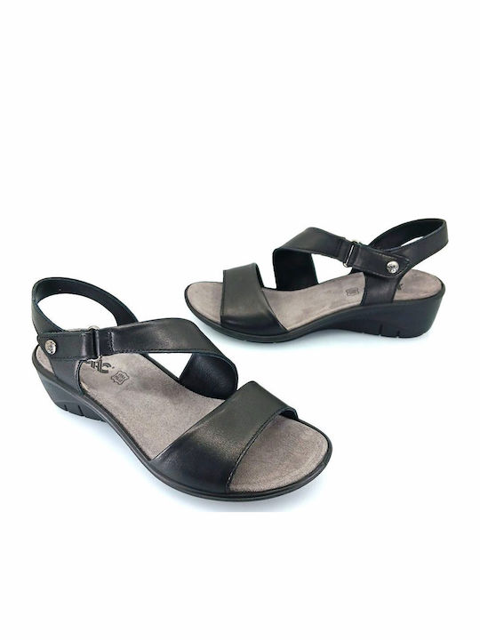 Anatomic Women's Leather Platform Shoes Black