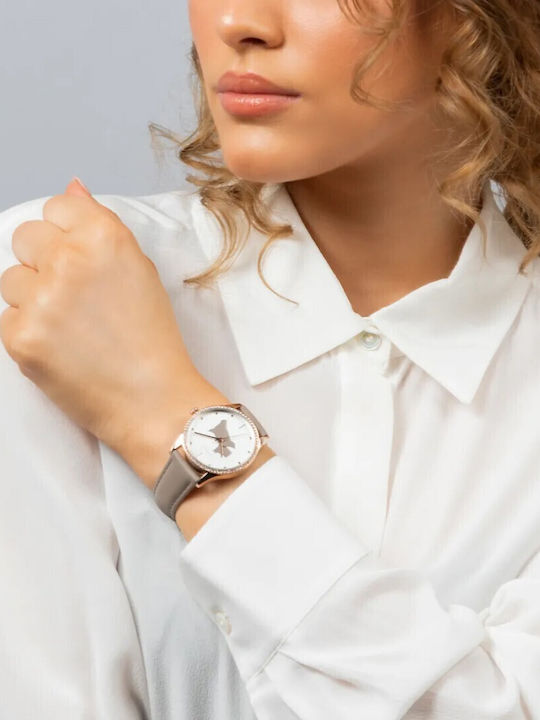 Radley Women's Watch with Gray Leather Strap