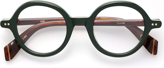 Kaleos Women's Acetate Brown Prescription Eyeglass Frame COOKE 2