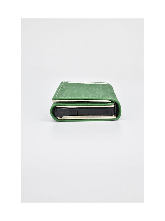 David Polo Small Women's Wallet Cards Green