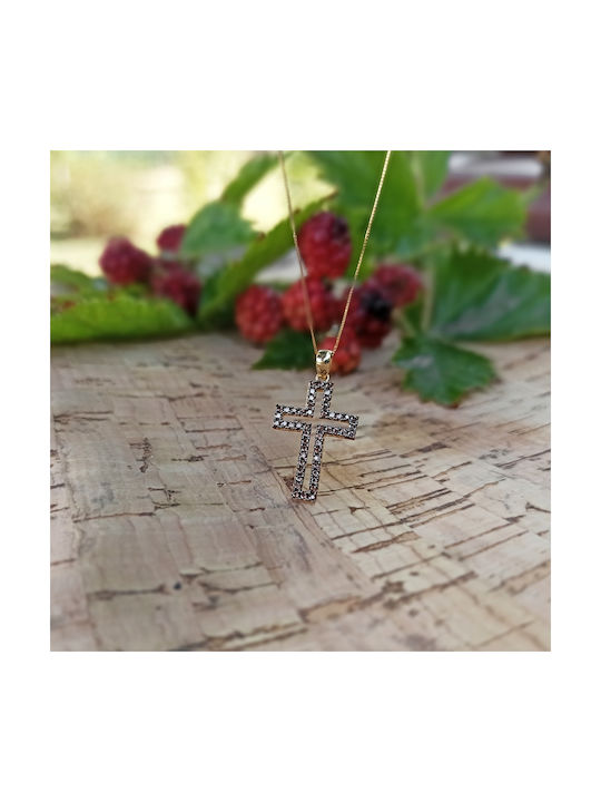 Art d or Gold Cross 14K with Chain