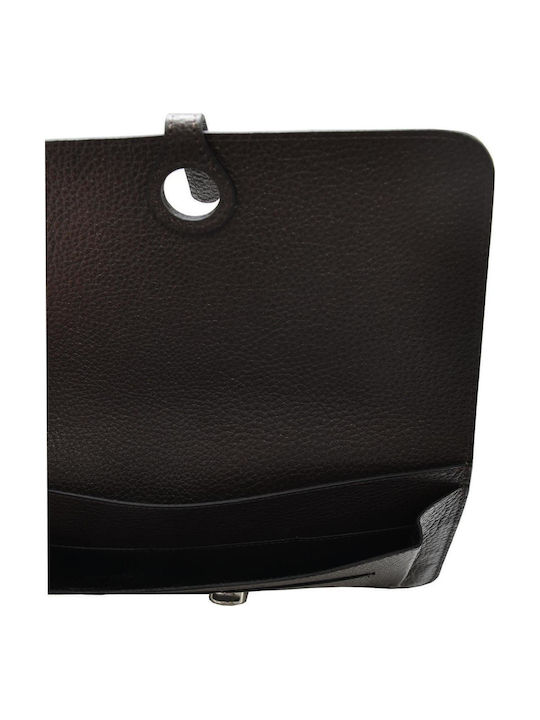 Large Leather Women's Wallet Classic Brown