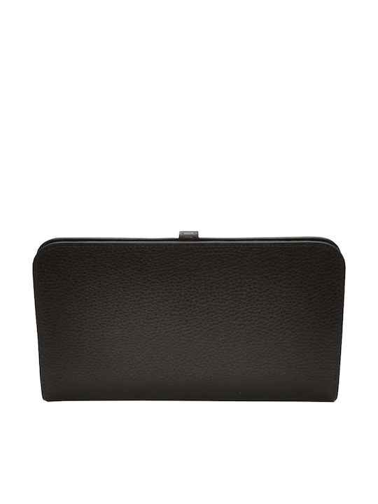 Large Leather Women's Wallet Classic Brown