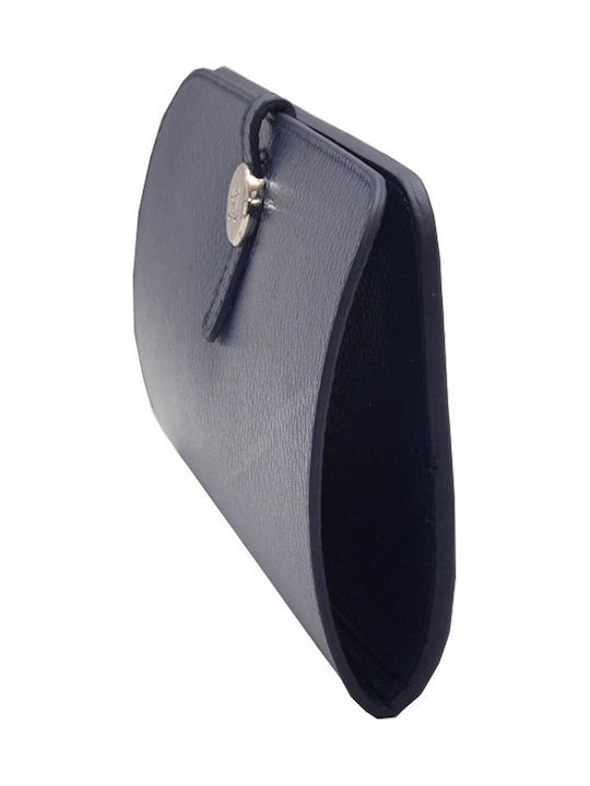 Large Leather Women's Wallet Classic Blue