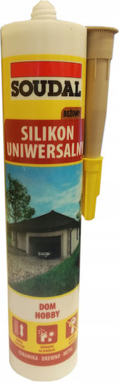 Soudal Silicon Sigilant Rezistent la mucegai pentru lemn Bej 280ml 1buc
